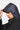 Pure Cashmere Hooded Car Coat Black