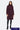 Stand Collar Coat, Plum