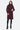 Stand Collar Coat, Burgundy
