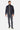 Mixed Media Stretch Wool Bomber, Navy