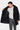 Black Hooded Euro Coat