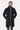 Textured Stretch Wool Topcoat, Dark Grey