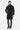 Textured Stretch Wool Topcoat, Dark Grey