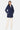 Mid Blue Short Hooded Wrap, Down-Lined and Waterproof