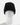 Black Pure Cashmere Beanie, Norwegian Wool, Made in Italy