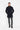 Navy Down-Lined Cashmere Coat