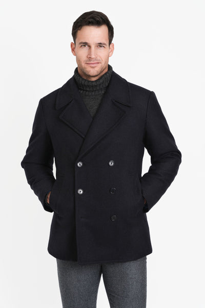 Classic Wool Peacoat, Black $ 1,195