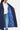 Mid Blue Long City Coat, Down-Lined and Waterproof Norwegian Wool Women's