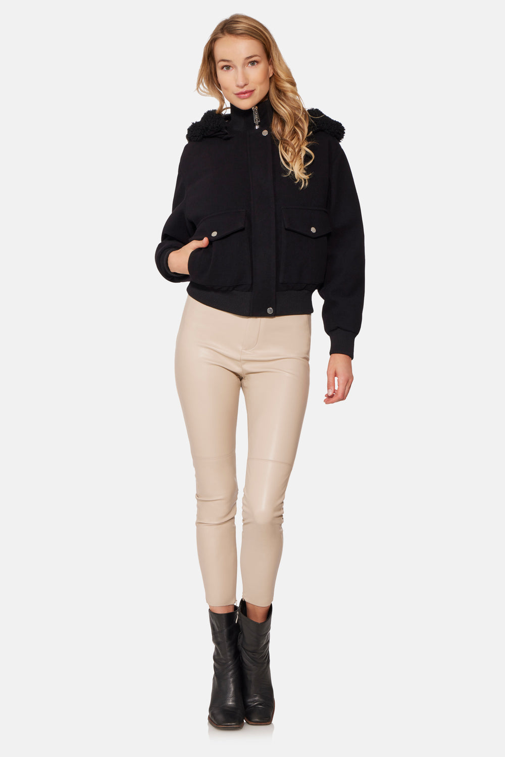 Women's Down-Lined Bomber Jacket