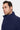 Soft Wool Textured Hooded Car Coat Navy