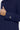 Soft Wool Textured Hooded Car Coat Navy