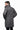Grey Black Down-Lined Waterproof ¾ Coat