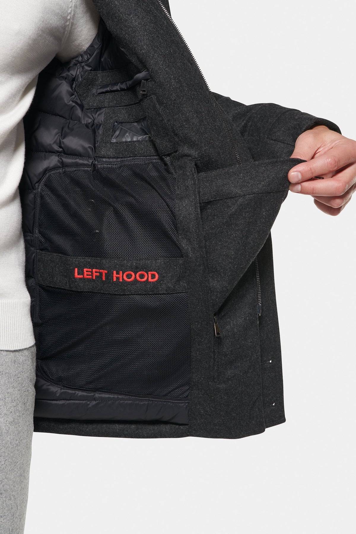 City Active Hooded Parka Charcoal