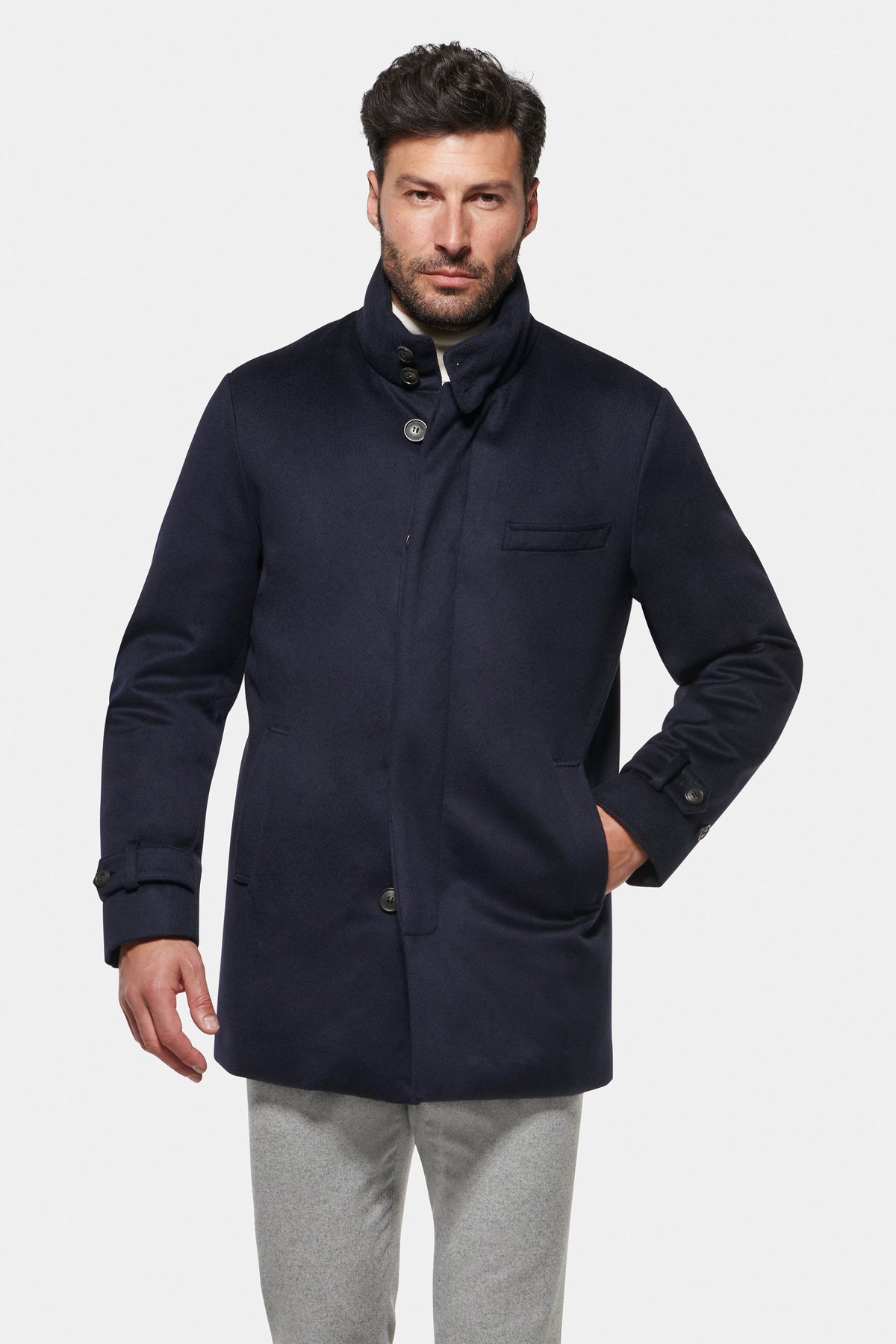 Down Lined Waterproof Car Coat