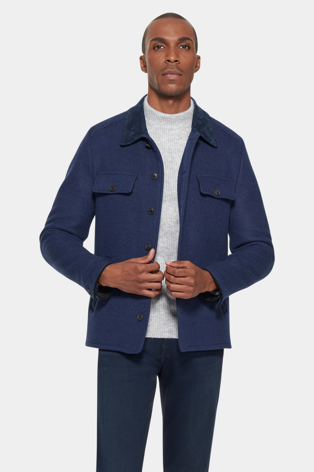 Oslo Shirt Jacket Blue