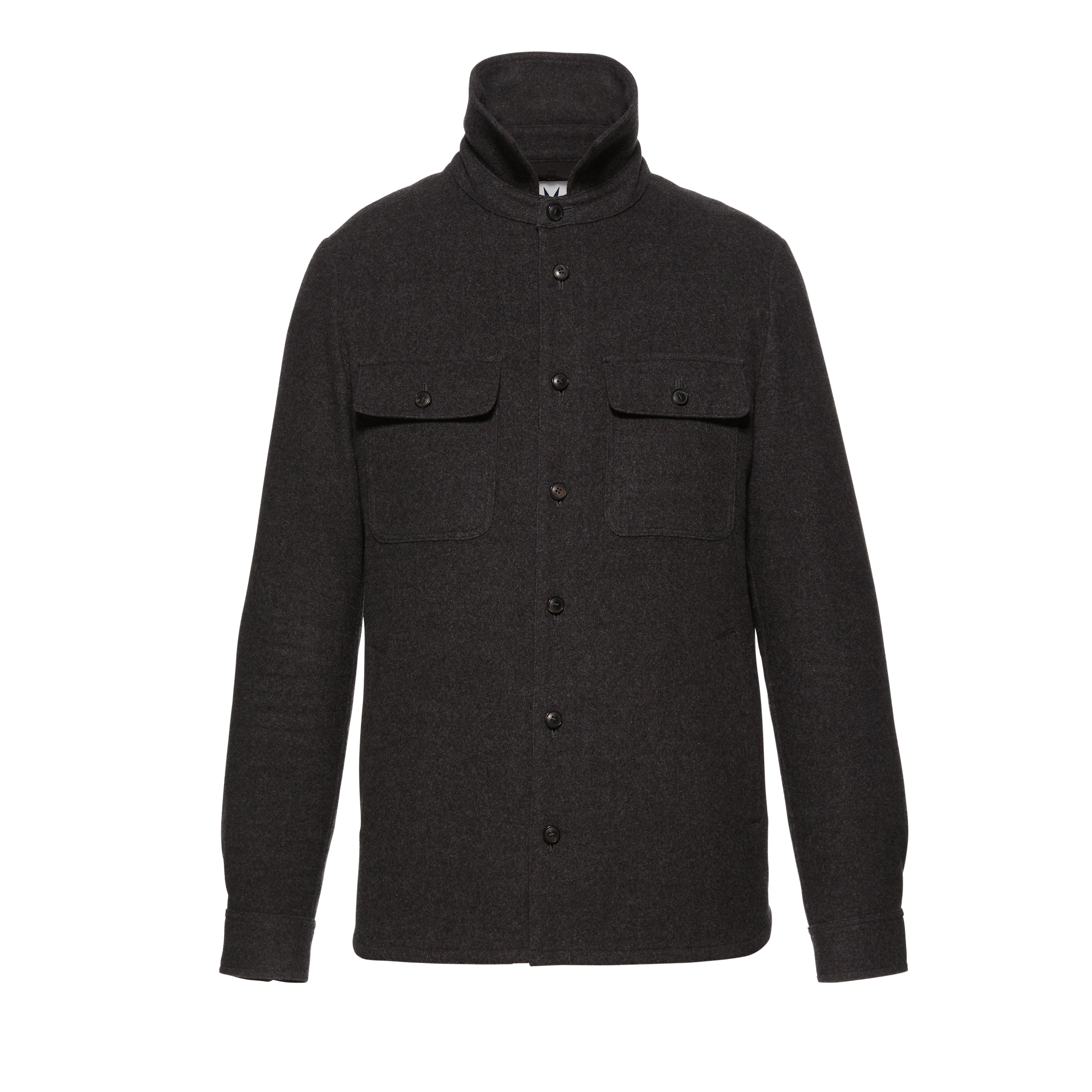Spektrum Shirt Jacket, Charcoal - Norwegian Wool