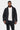 Slim Hooded Stretch Car Coat, Black