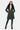 City Coat with Fur, Hunter Green