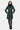 City Coat with Fur, Hunter Green