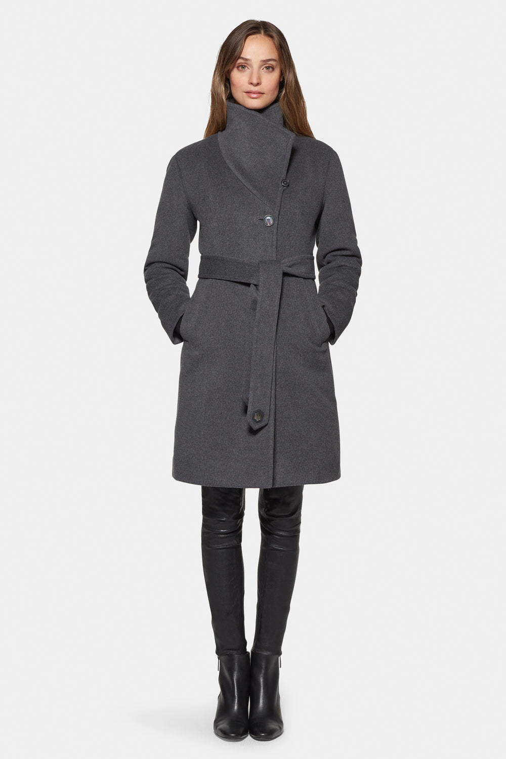 NW Women's City Coat, Charcoal