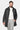 Wool Silk Euro Coat Dark Graphite